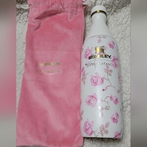 LoveShackFancy Pink Floral Water Bottle